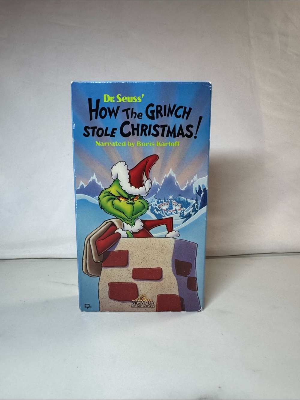 Dr. Seuss How The Grinch Stole Christmas! VHS - Blue